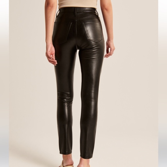 Abercrombie & Fitch Faux Leather Pants - Picture 2 of 10